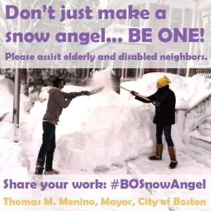 be a snow angel