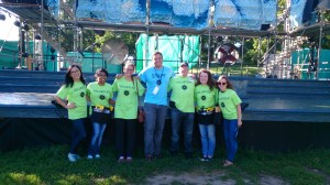Boston Cares Volunteers at the final performance of the Commonwealth Shakespeare Company's King Lear on August 9th, 2015.